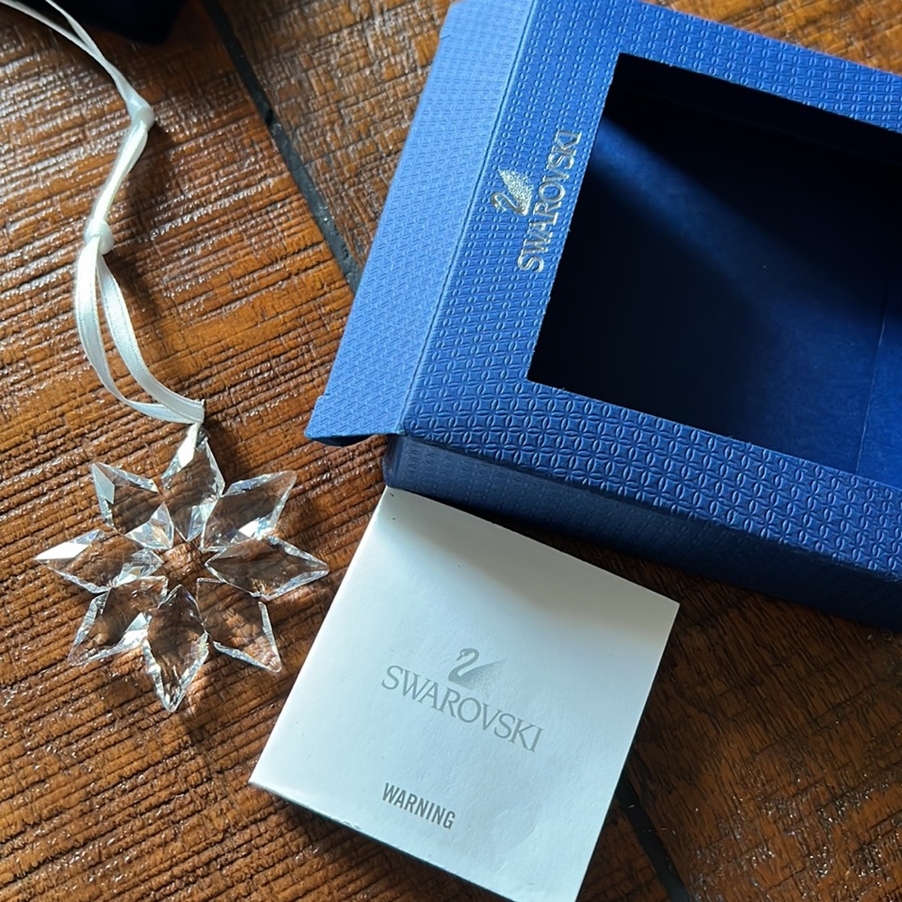 Swarovski Crystal Little Star Christmas Ornament, #5004490 New In Box